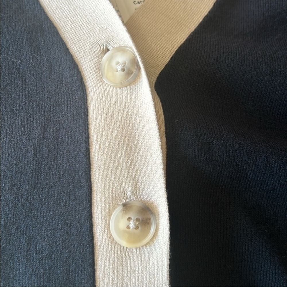 MERSEA The Anywhere Navy Cardigan One Size NWT - Picture 10 of 13